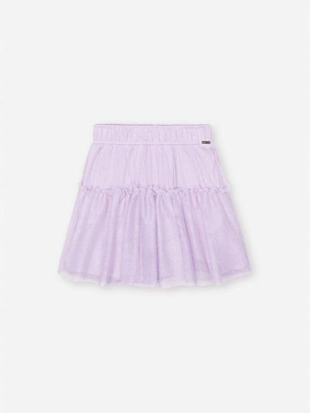 Saia Cinti Menina Verão com Shorts Interno Lilas Bruma/Preto - Roxo