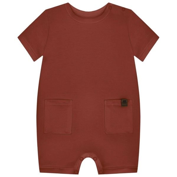 Macaquinho Milon Unissex - Off White/Vermelho - Vermelho