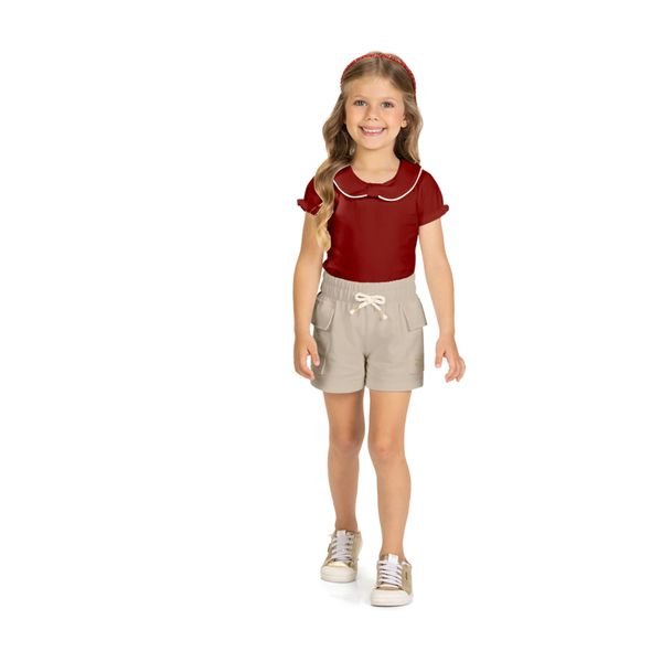 Blusa Milon Gola Boneca Vermelha