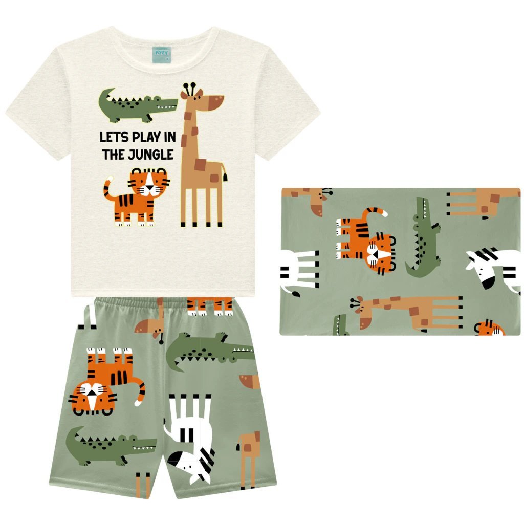 Pijama Infantil Menino Animais Kyly, foto 2