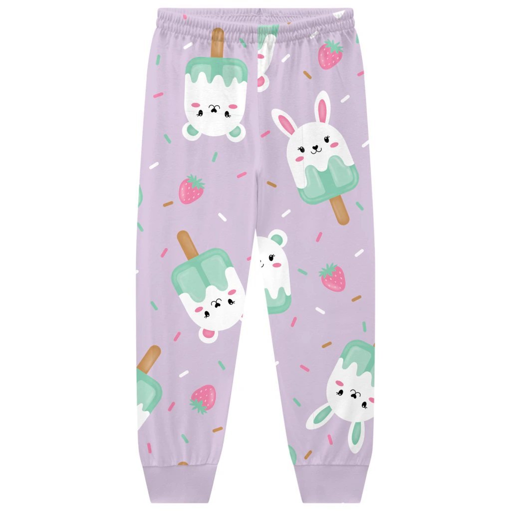 Pijama Infantil Menina Picolés Kyly, foto 4