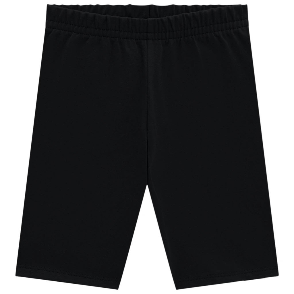Bermuda Ciclista Kyly Cotton 8 - Preto