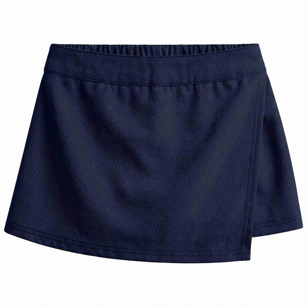 Short Saia Kyly Básico em Moletom sem Felpa - Marinho