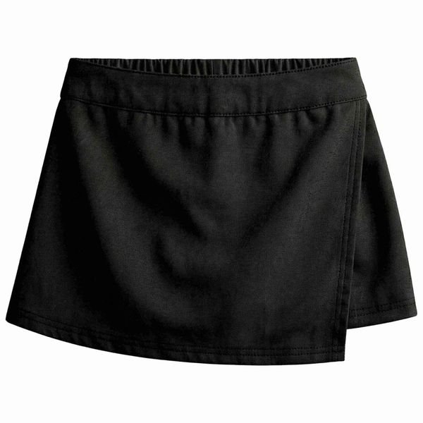 Short Saia Kyly Básico em Moletom sem Felpa - Preto