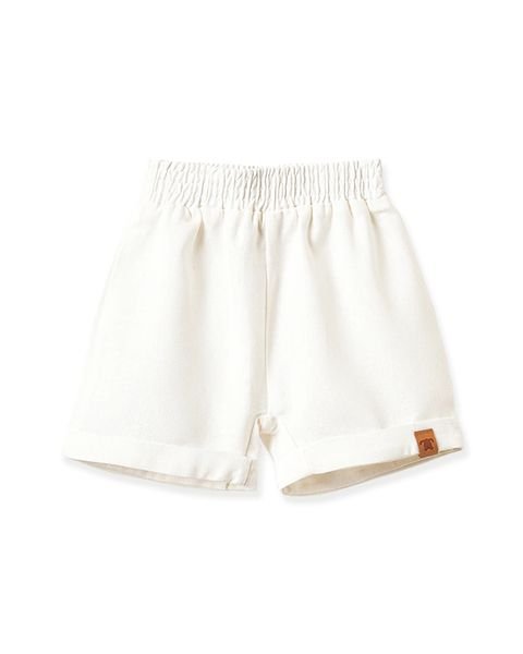 Bermuda Linho Pingo Lelê Masculina - Off white