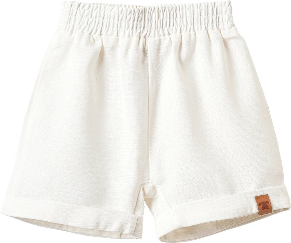 Bermuda Linho Pingo Lelê Masculina - Off white, foto 2