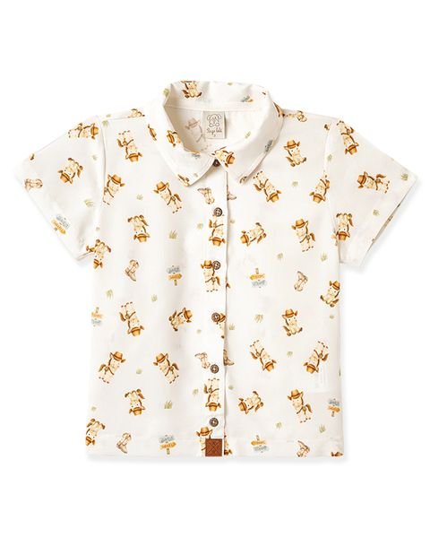 Camisa Pingo Lelê Manga Curta Masculina Cavalinho