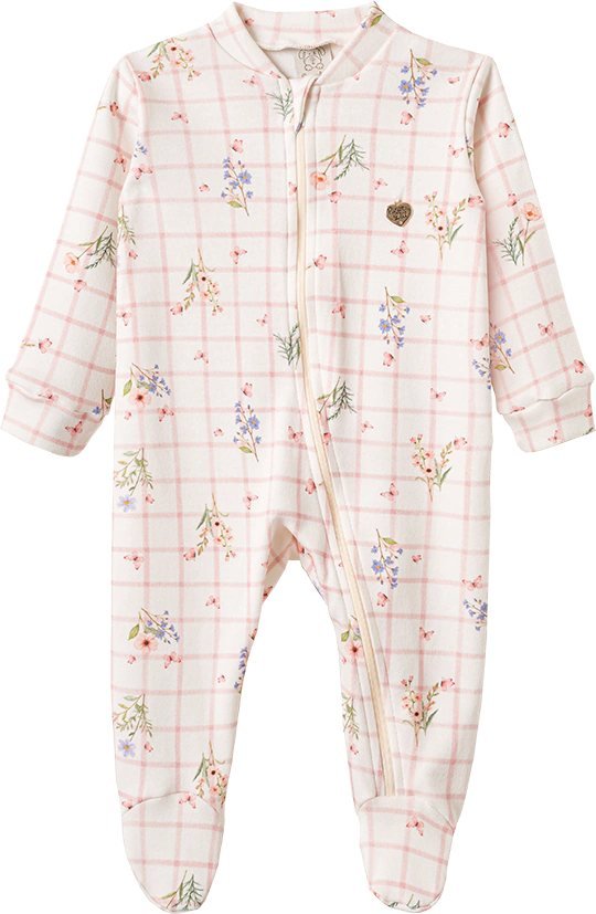 Macacão Longo Pingo Lelê Feminino Xadrez Floral, foto 2
