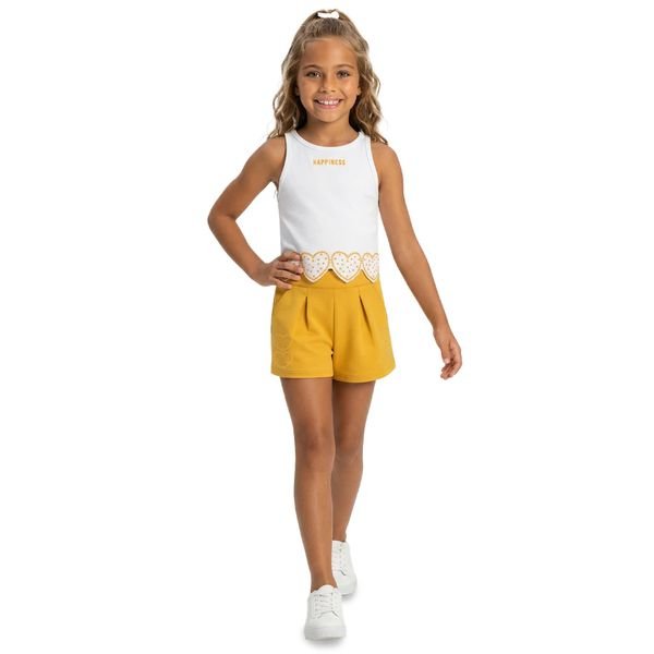 Conjunto Infantil Menina Corações Kyly