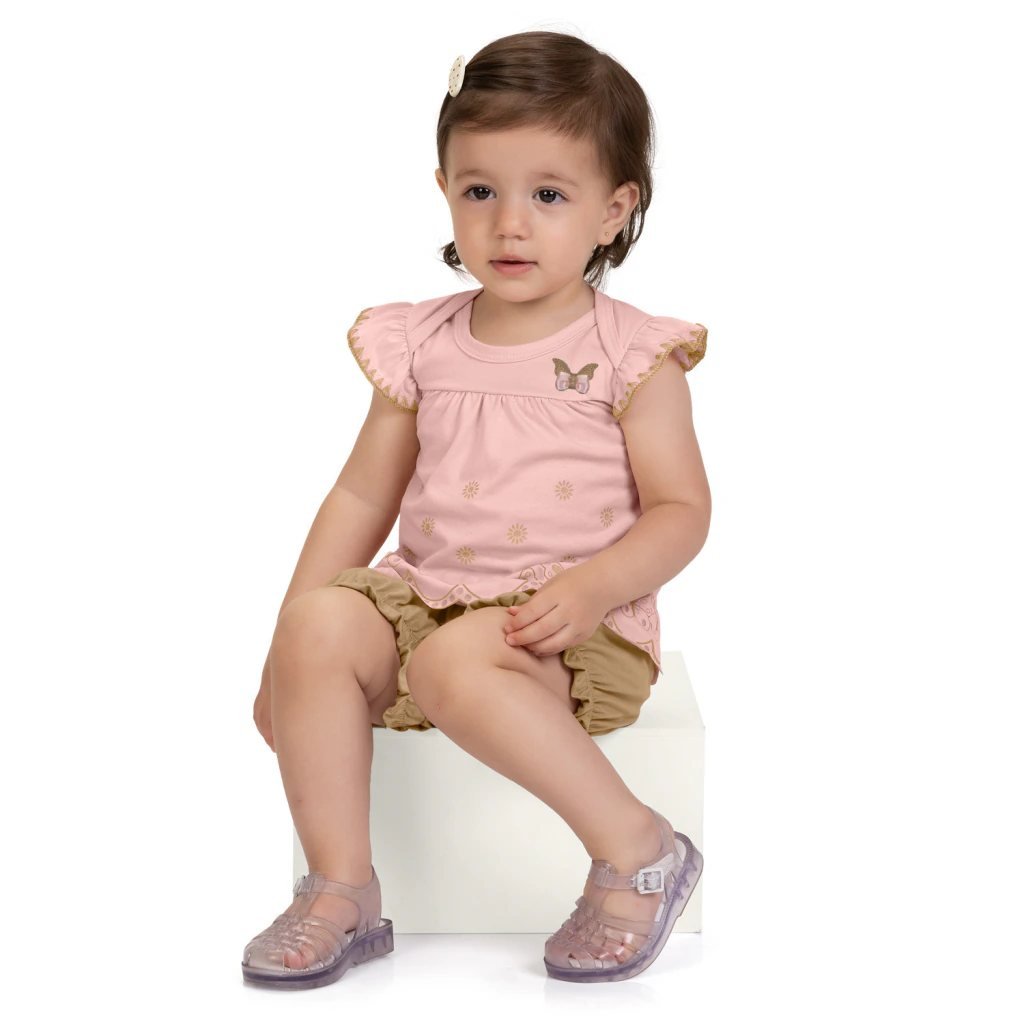 Conjunto Bebê Menina Borboletas Kyly
