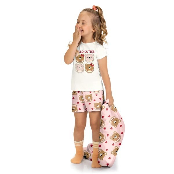 Pijama Infantil Menina Ursinhos Kyly