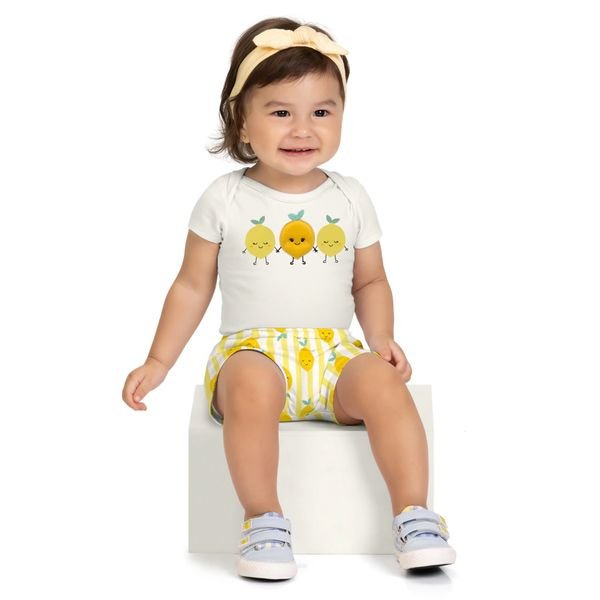 Conjunto Bebê Menina Limões Kyly