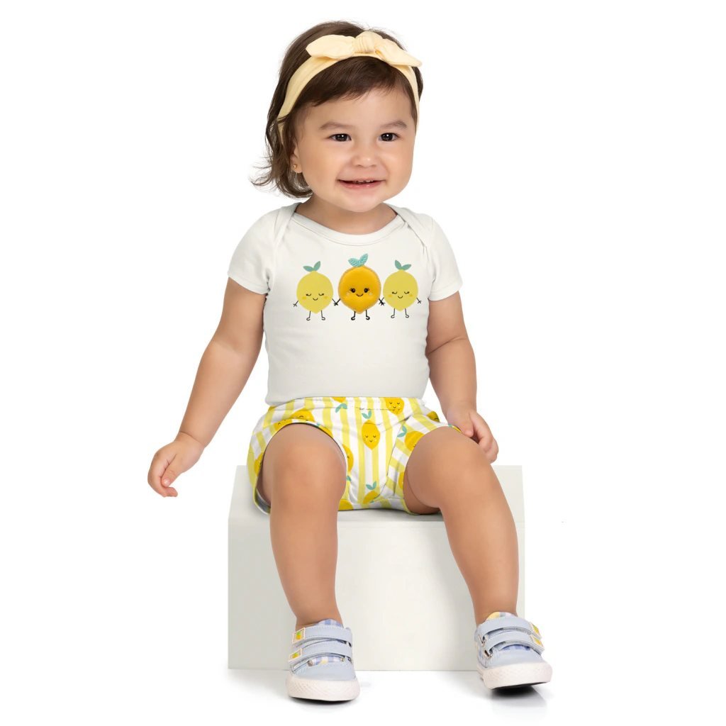 Conjunto Bebê Menina Limões Kyly