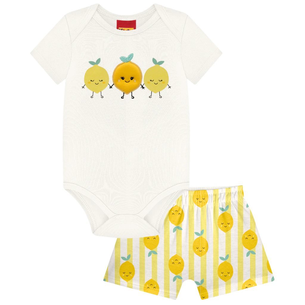 Conjunto Bebê Menina Limões Kyly, foto 2