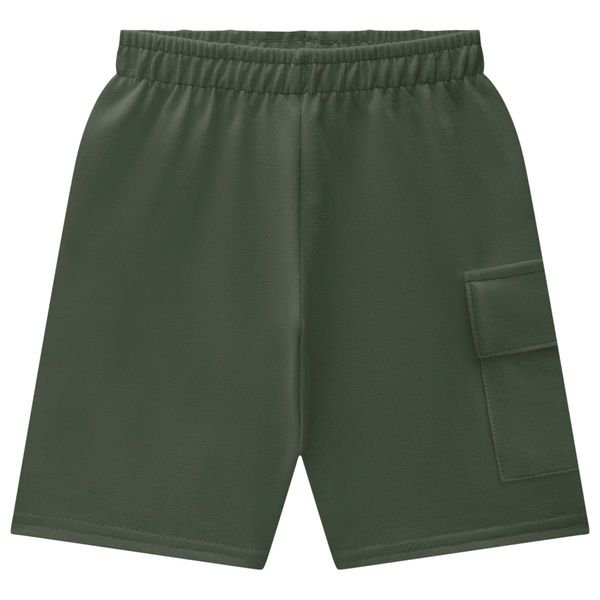 Bermuda Infantil Menino Básica Kyly - - Verde militar