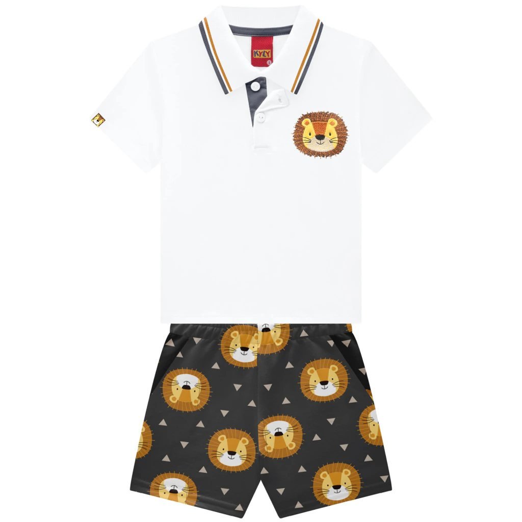 Conjunto Infantil Menino Leão Kyly, foto 2
