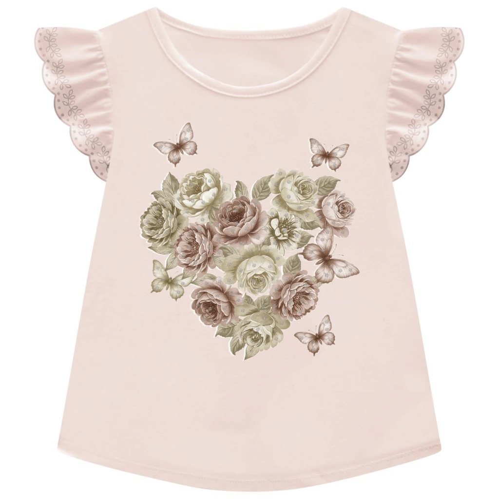 Conjunto Infantil Menina Flores Milon, foto 3