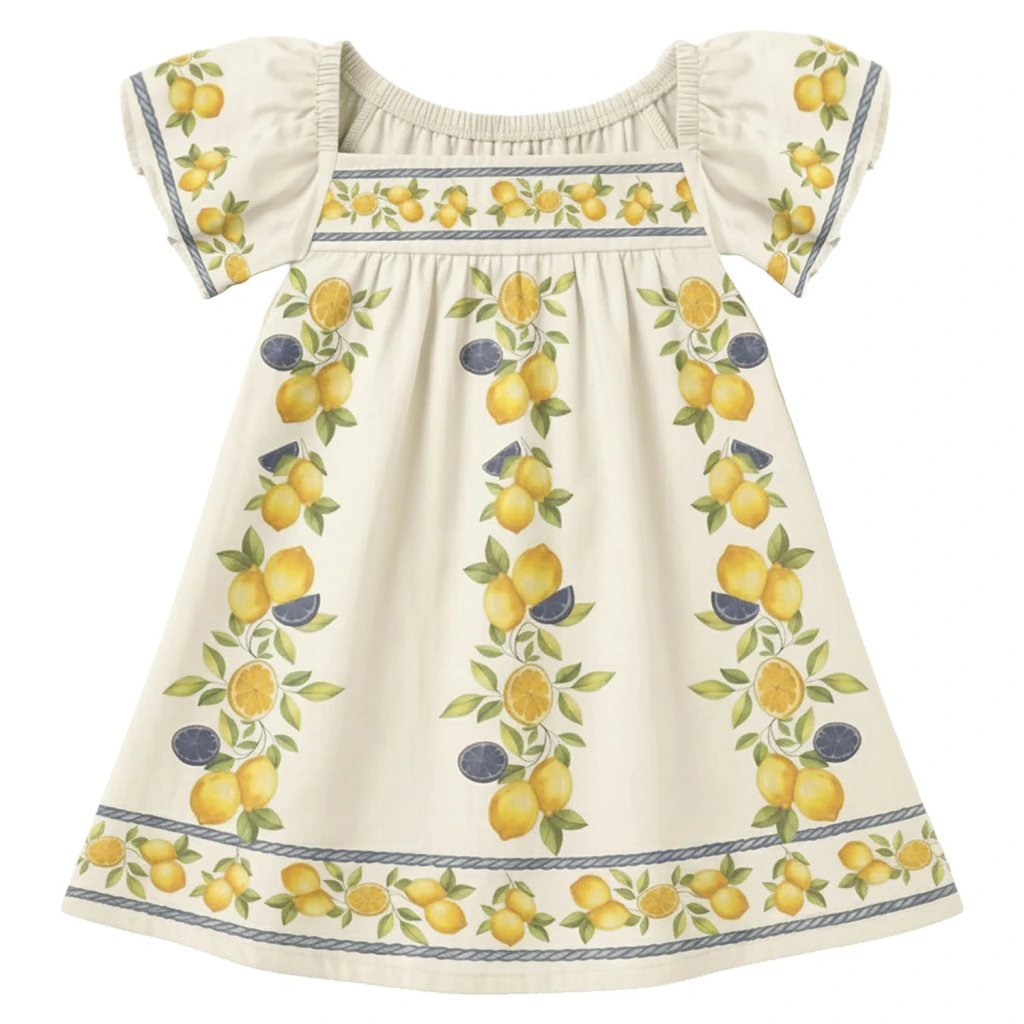 Vestido Infantil Menina Limões Nanai, foto 2