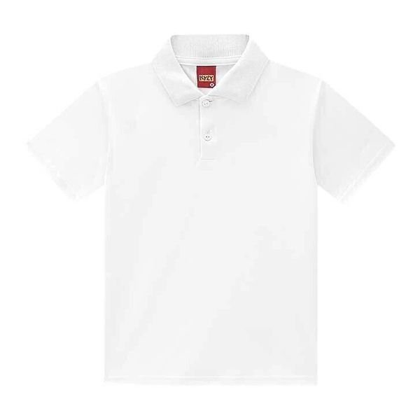 Camisa Polo Infantil Menino Básica Kyly - Branco