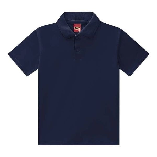 Camisa Polo Infantil Menino Básica Kyly - Marinho