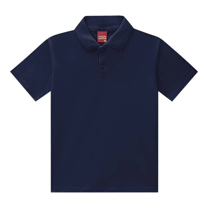 Camisa Polo Infantil Menino Básica Kyly - Marinho