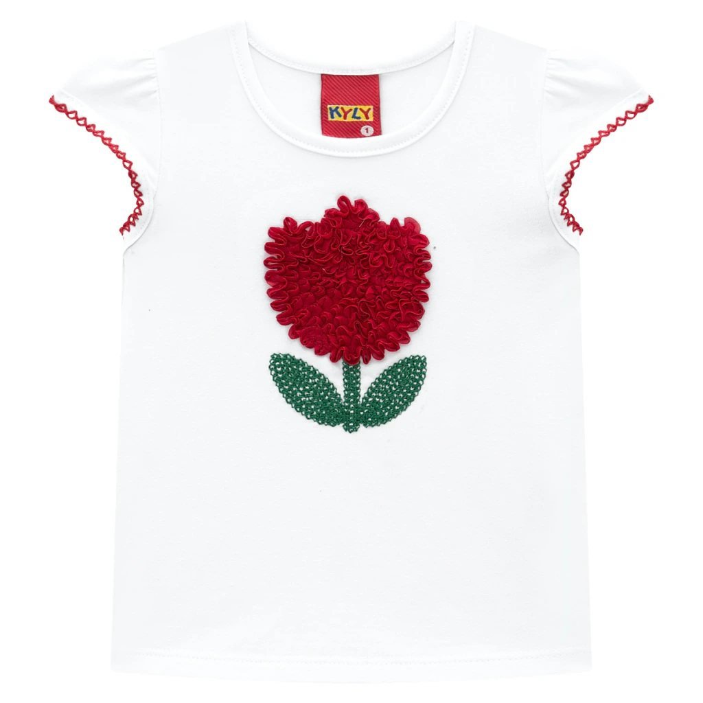 Blusa Infantil Menina Bordada Kyly, foto 2