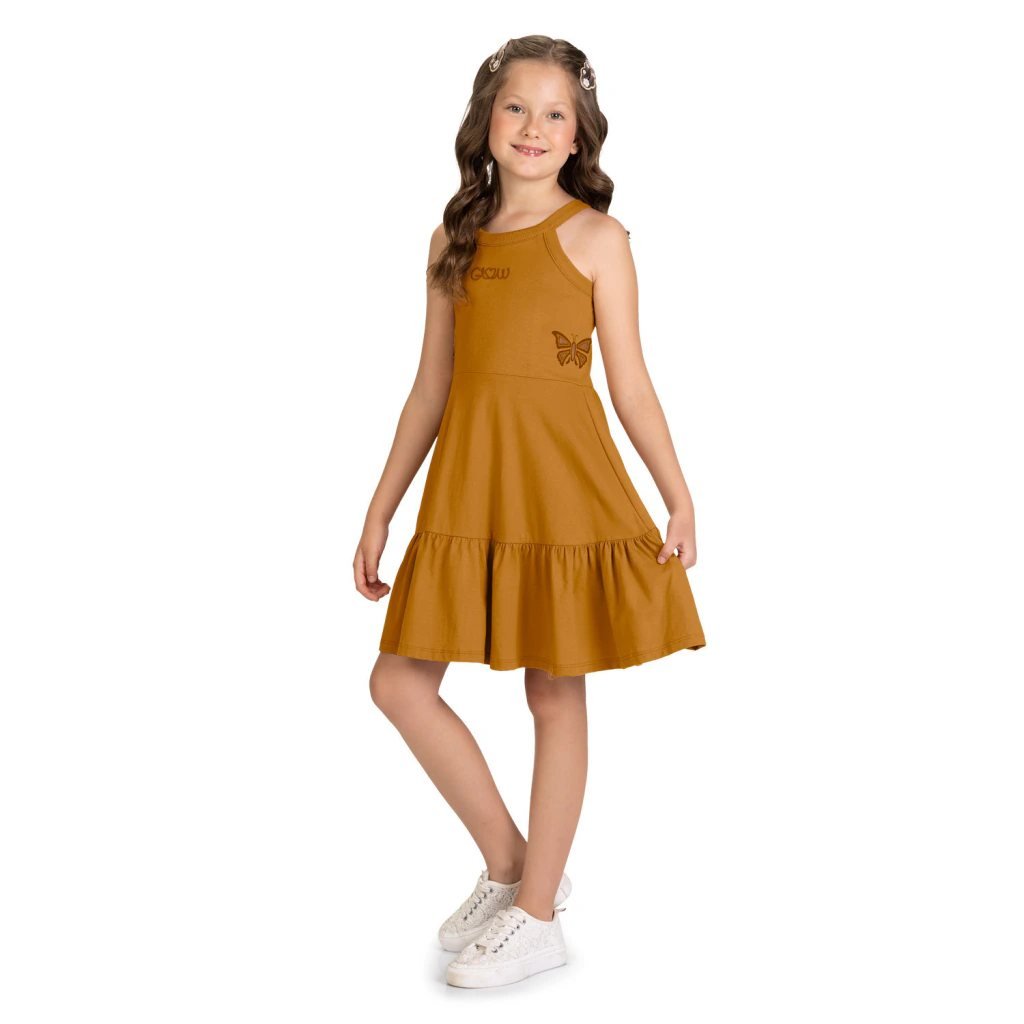 Vestido Infantil Menina Borboletas Kyly, foto 2