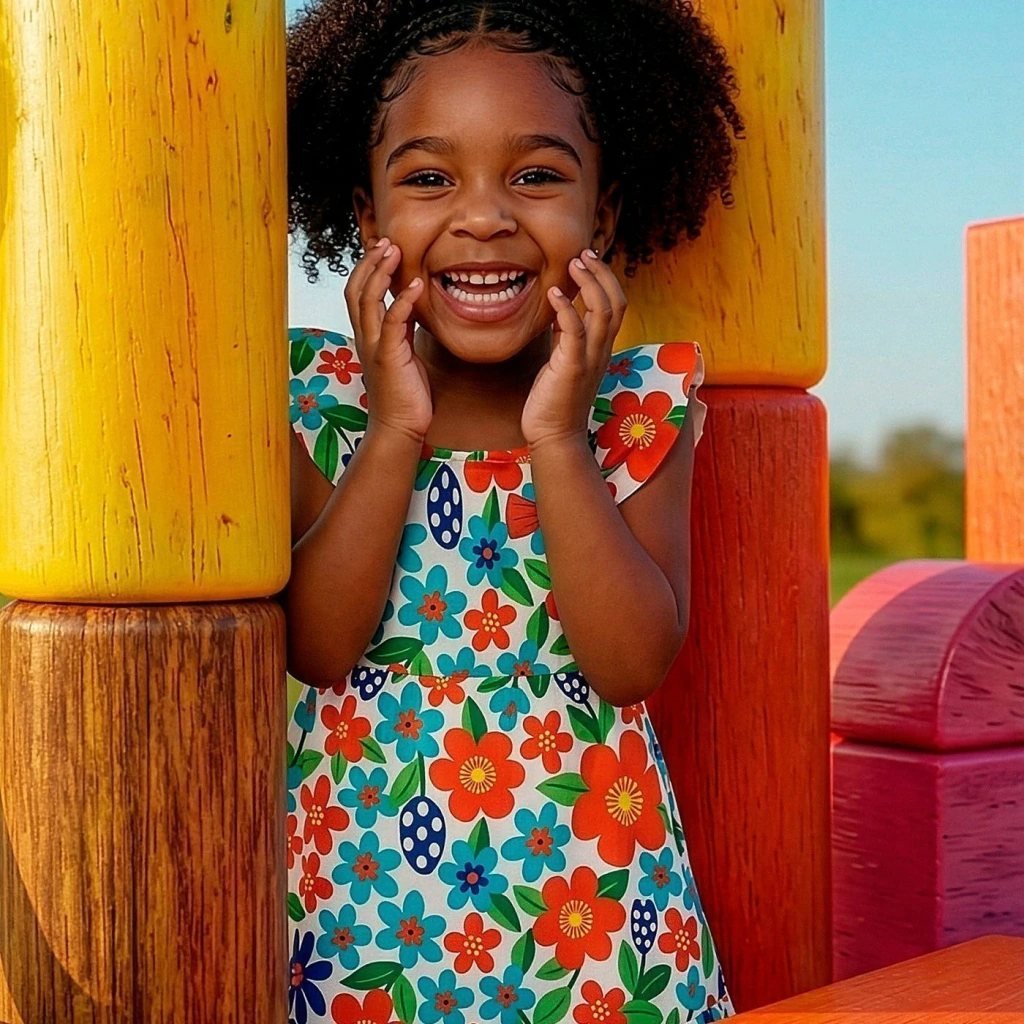 Vestido Infantil Menina Flores Kyly, foto 2