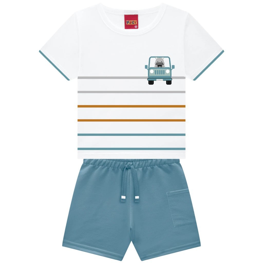 Conjunto Infantil Menino Listras Kyly, foto 2