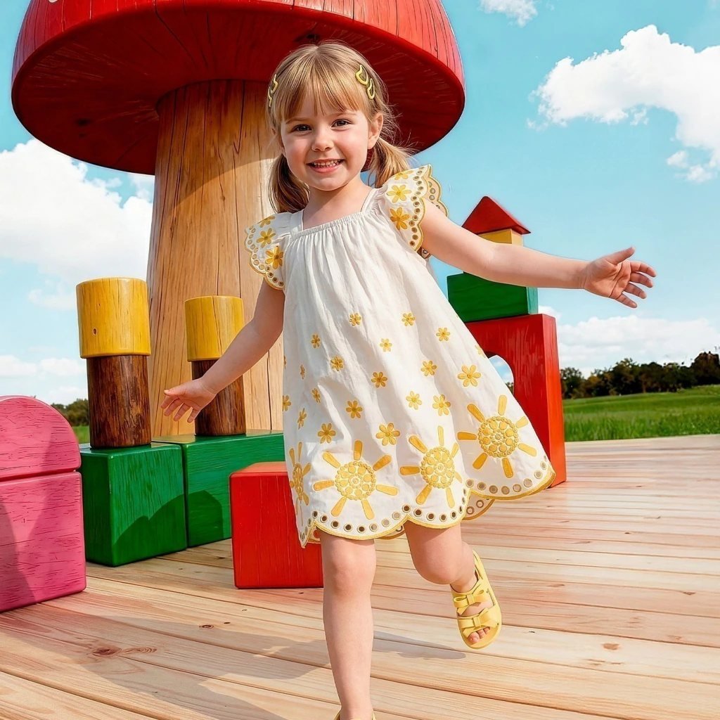 Vestido Infantil Menina com Corte a Laser Kyly, foto 3