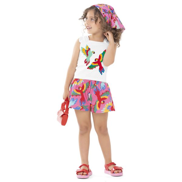 Conjunto Infantil Menina com Strass Nanai