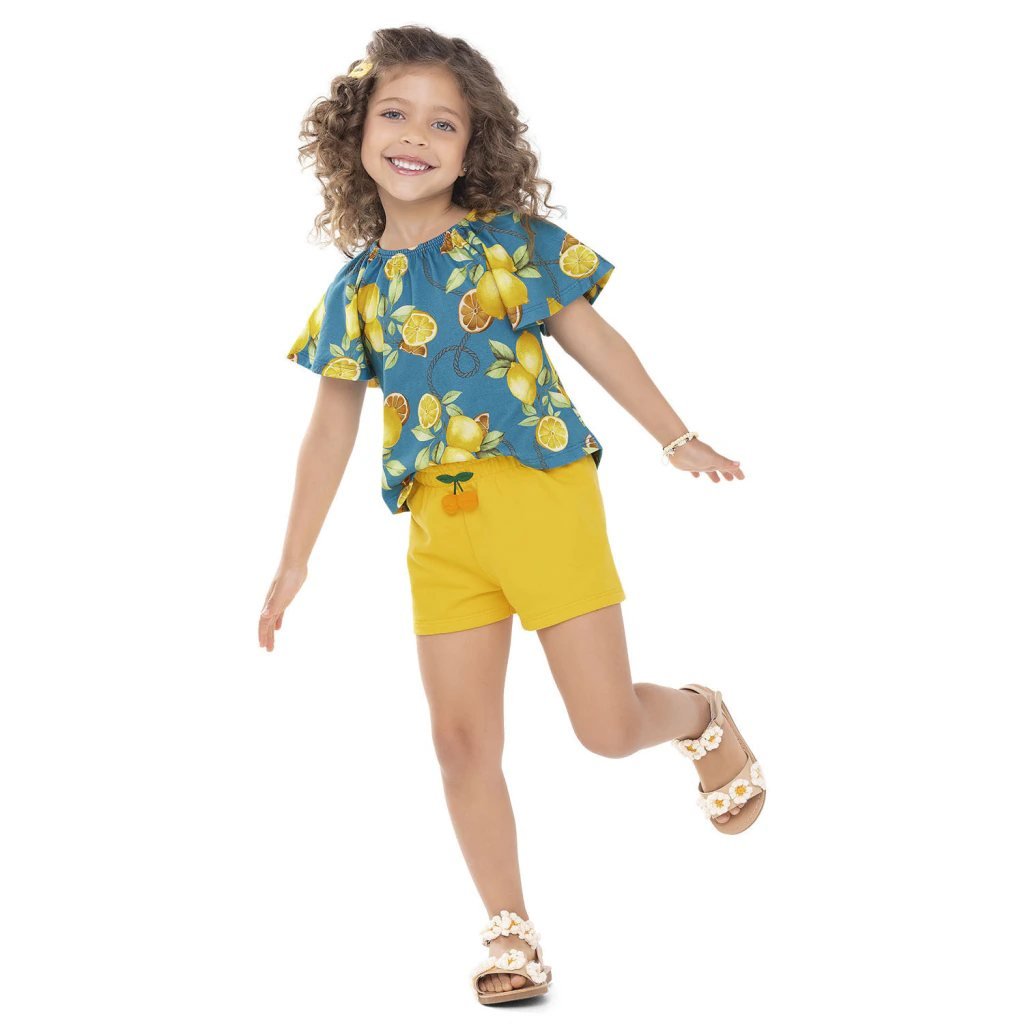 Conjunto Infantil Menina Limões Nanai, foto 2