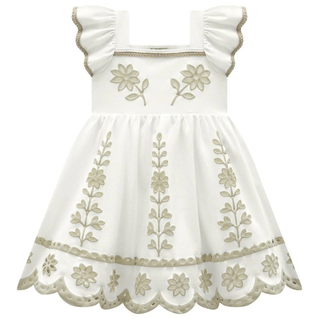 Vestido Infantil Menina Flores Milon, foto 2