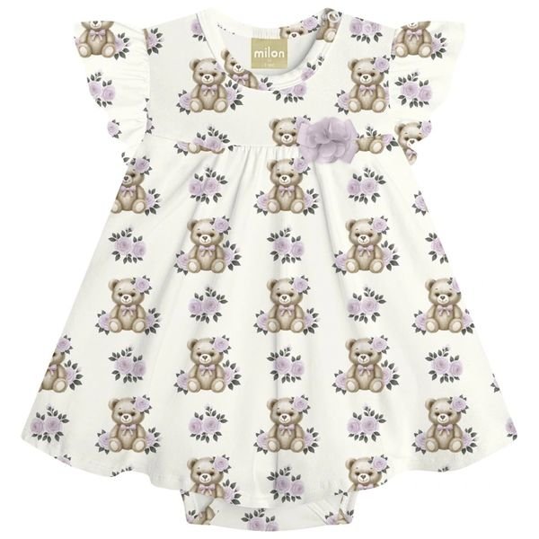 Vestido Bebê Menina Ursinhos Milon