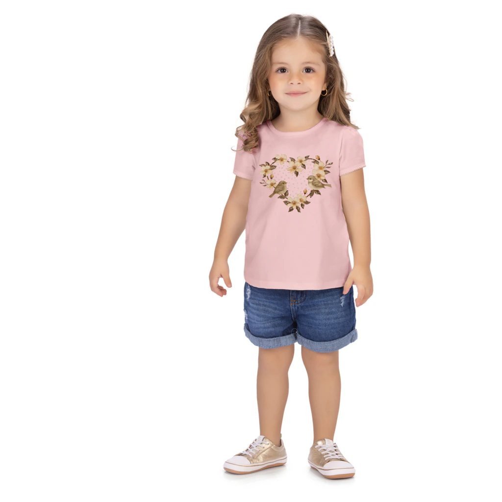 Blusa Infantil Menina com Strass Milon, foto 2