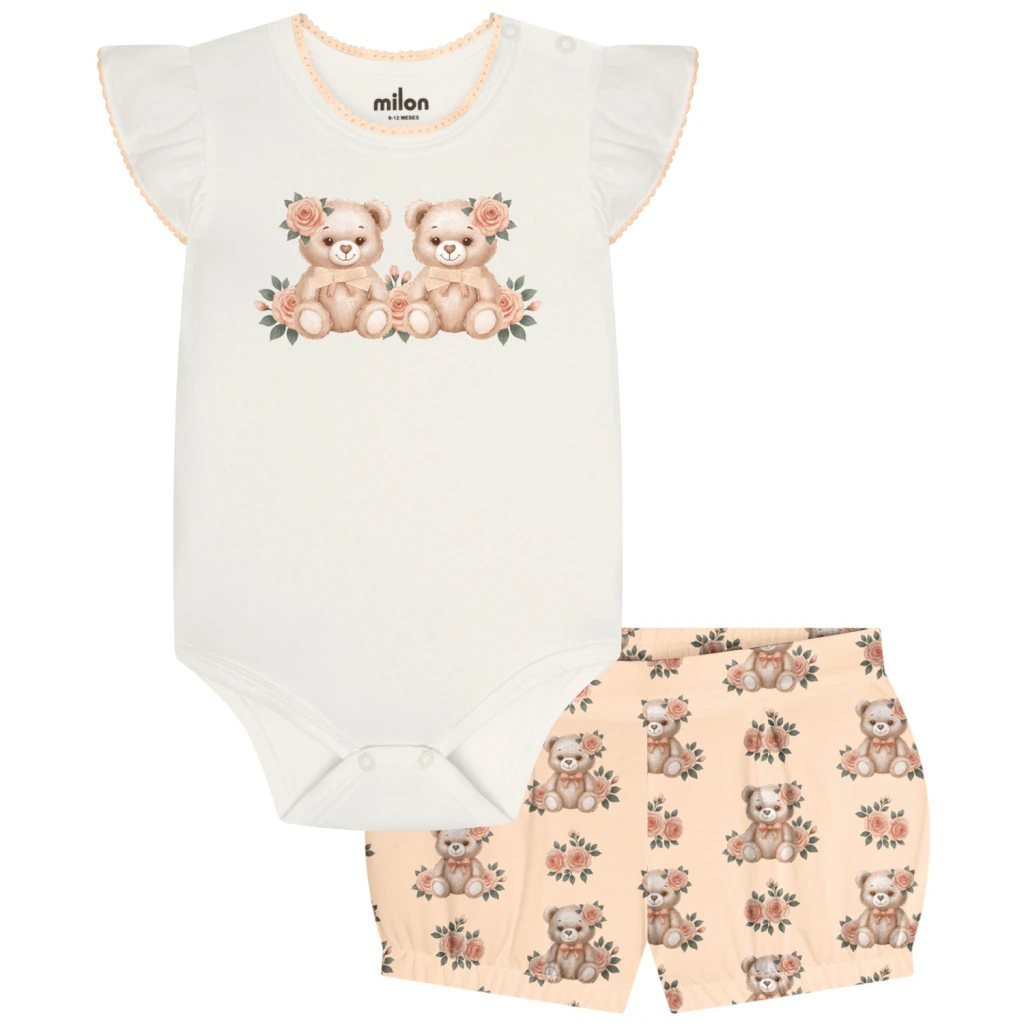 Conjunto Bebê Menina Ursinhos Milon, foto 2