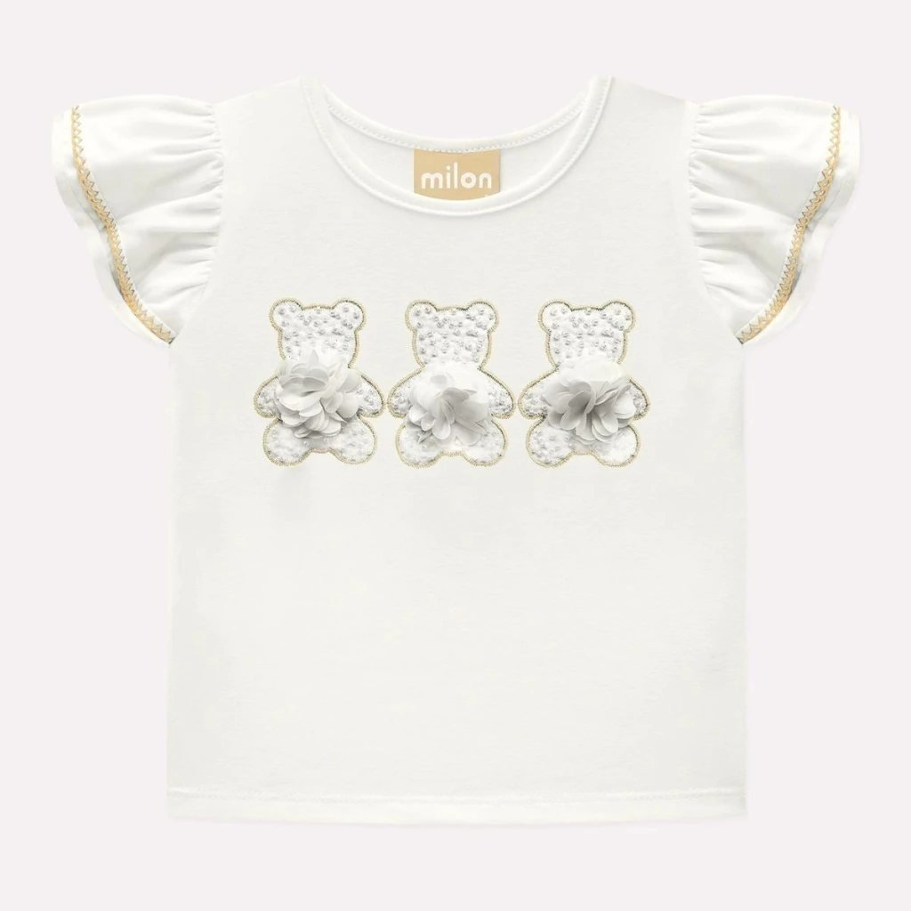 Conjunto Infantil Menina Bordado Milon, foto 3