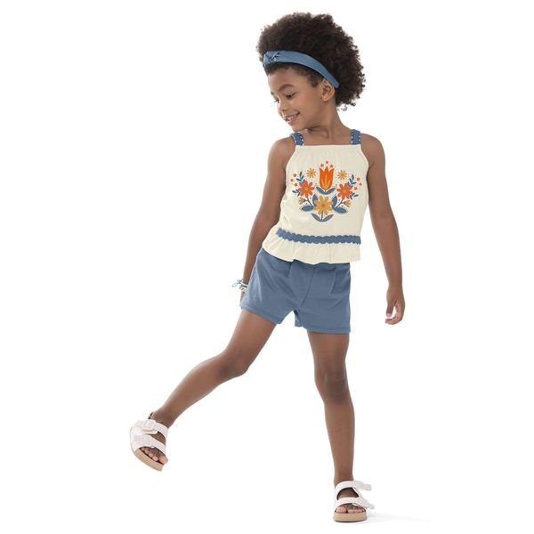 Conjunto Infantil Menina com Strass Nanai