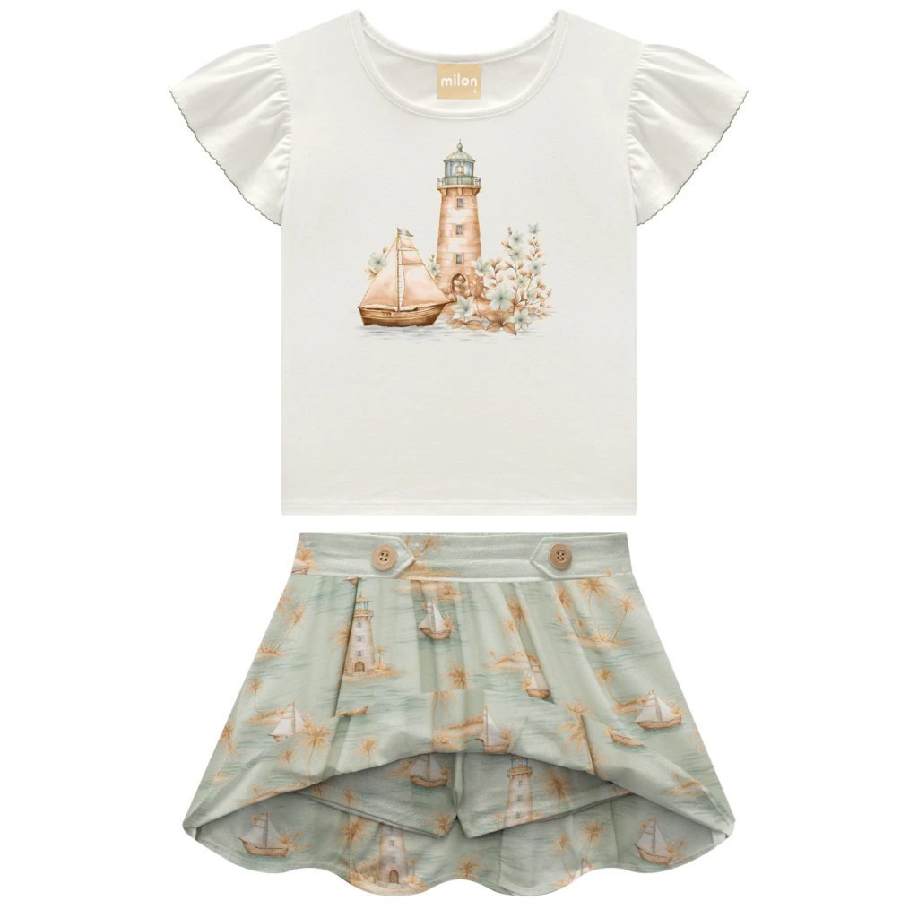 Conjunto Infantil Menina Estampa Milon, foto 2