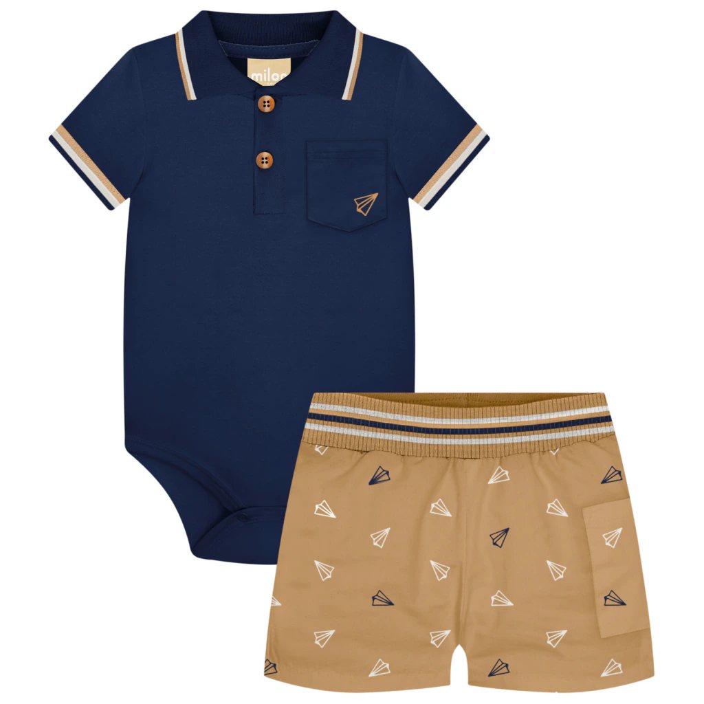 Conjunto Bebê Menino Estampa Milon, foto 2