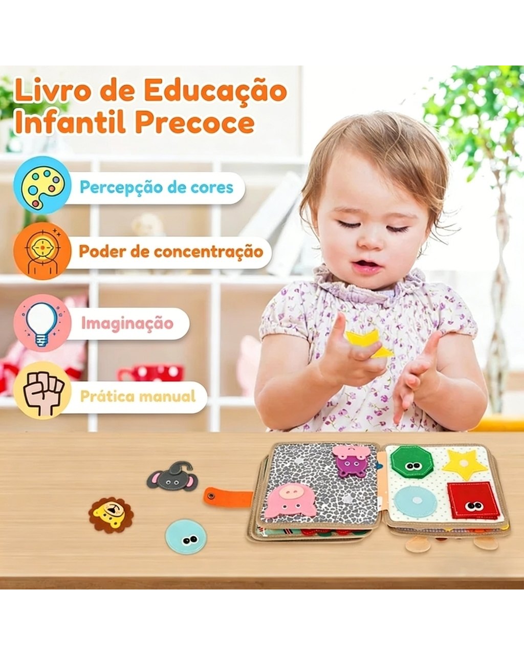 Livro Silencioso Montessori de Feltro, foto 2