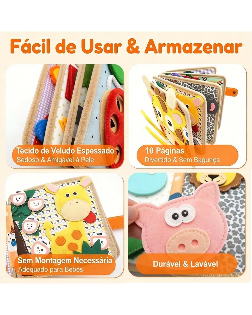 Livro Silencioso Montessori de Feltro, foto 7