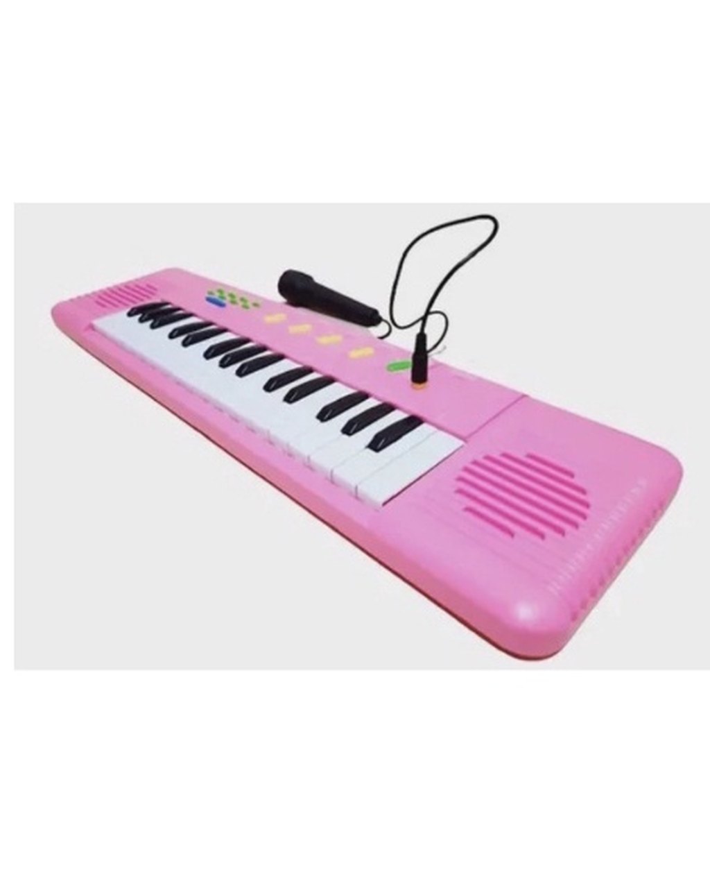 Teclado Piano Infantil com Microfone - Rosa, foto 2