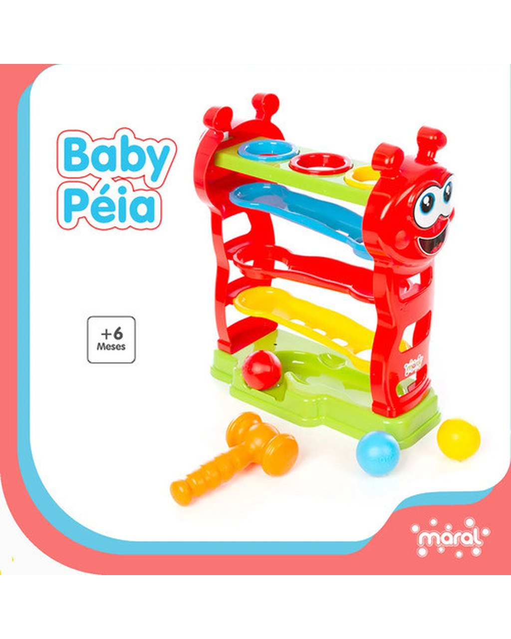 Centopeia Rampa de Bolinhas Baby Peia, foto 5