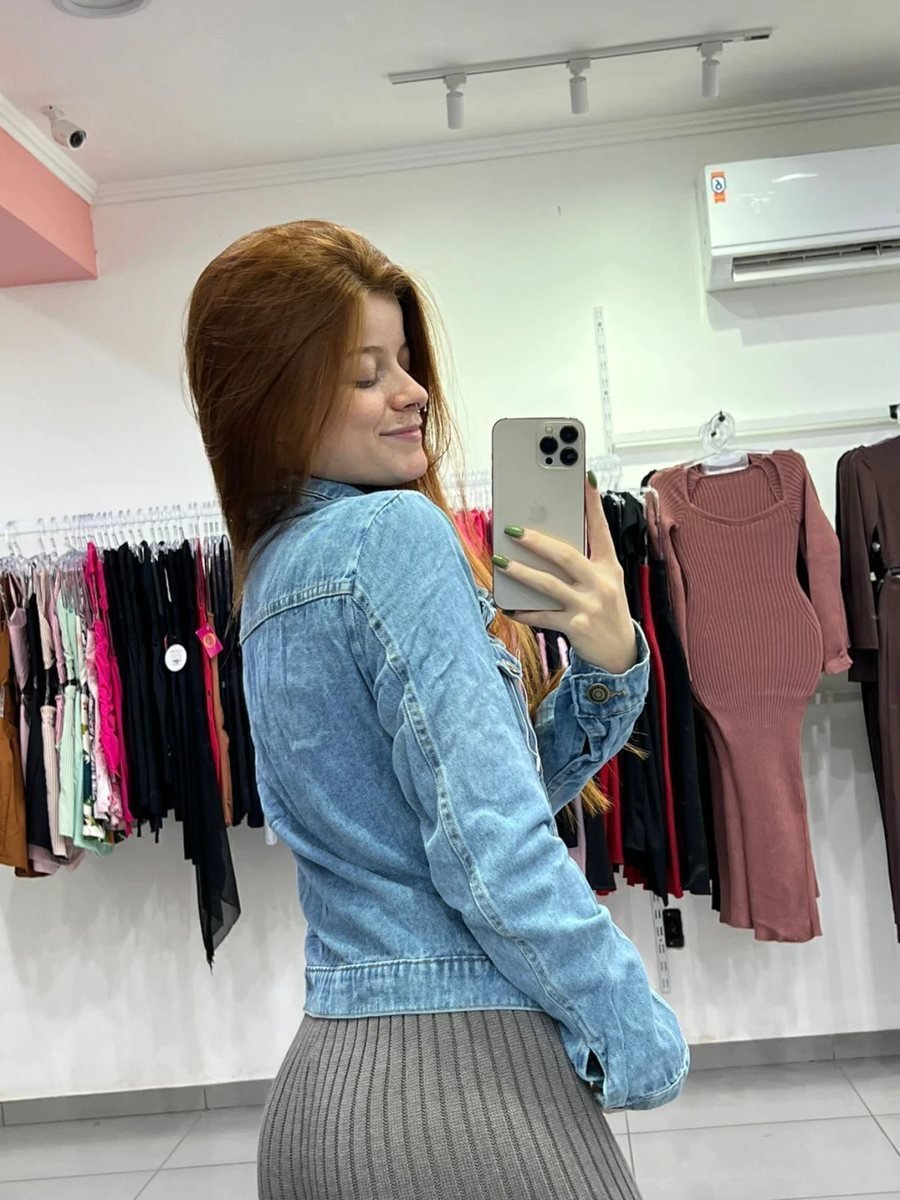 Jaqueta Jeans Lavagem Clara, foto 2