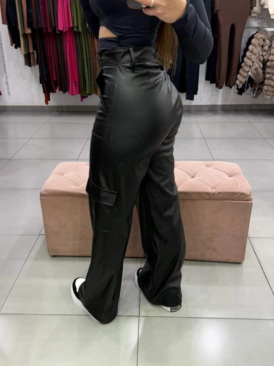 Calça Wide Cargo Courino, foto 3