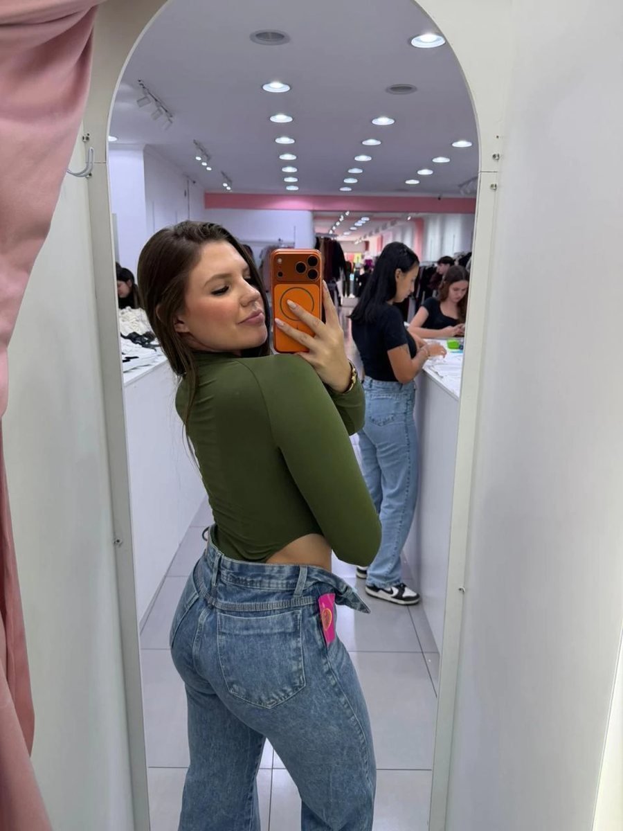 Body Poliamida Cavado Com Manga Longa E Gola Alta Verde, foto 2