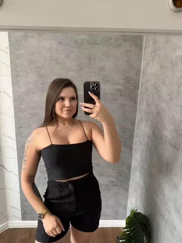 Cropped Top Faixa Alça De Cordinha