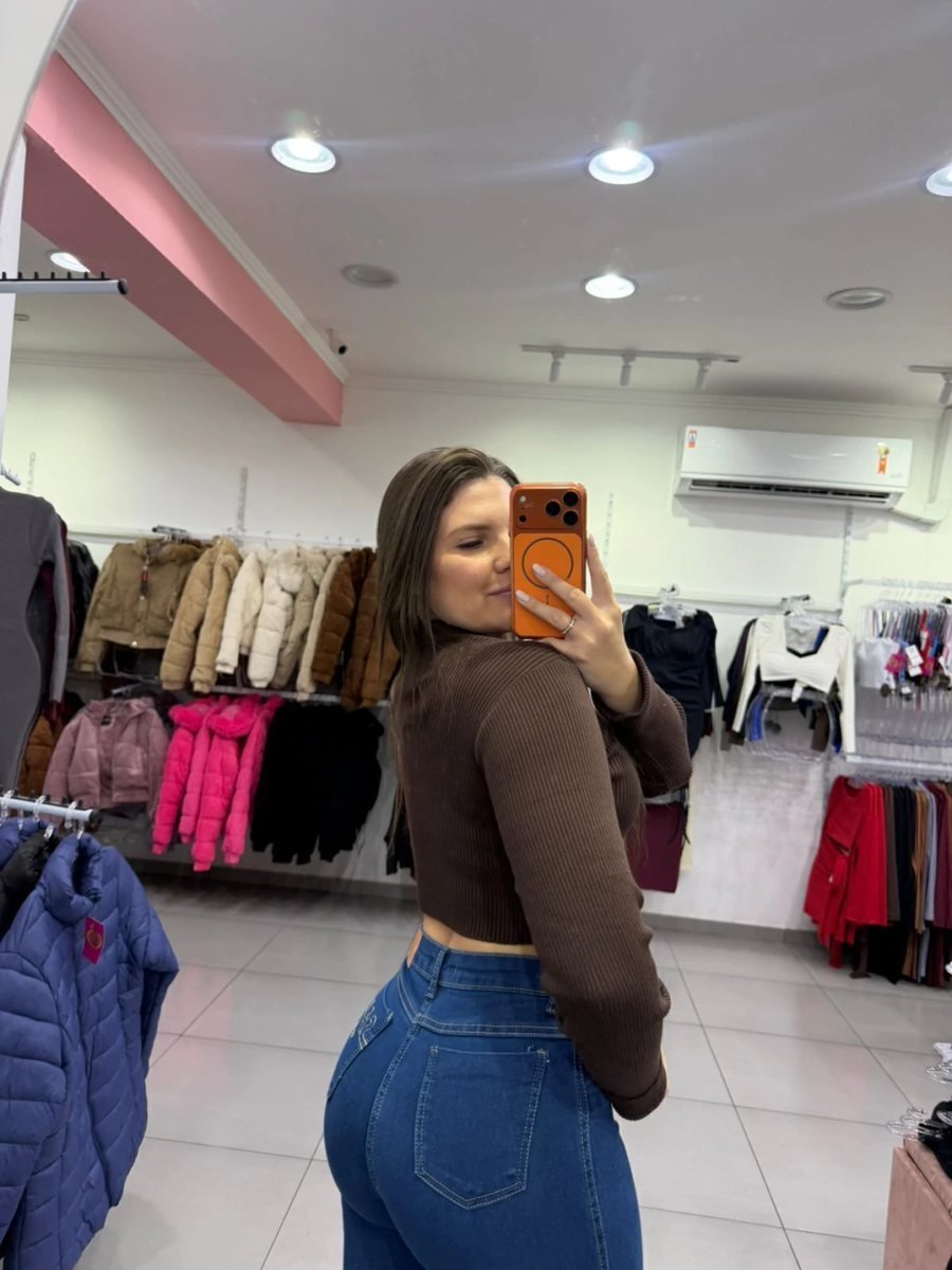 Cropped Luxxo Modal Com Ziper E Punho Dobrado Marrom, foto 3
