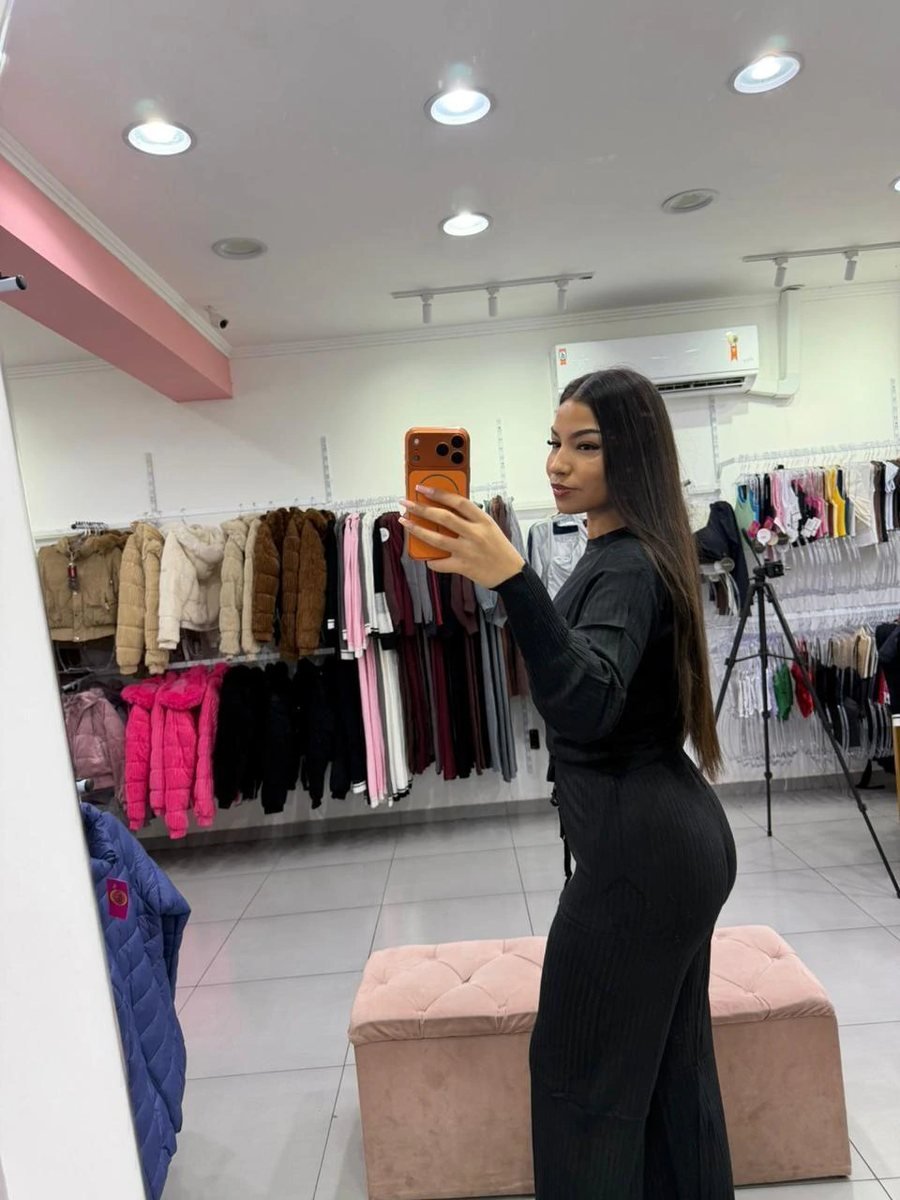 Conjunto Modal Mousse Blusa Manga Longa Com Calça Pantalona Cordinha Regulagem Preto, foto 2